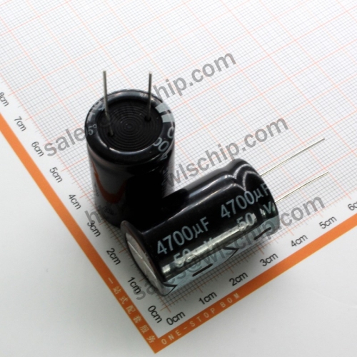 DIP In-line aluminum electrolytic capacitor 50V 4700uF 22 * ​​35mm