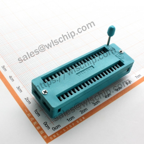 Integrated Circuit Locking Base IC Socket Microcontroller Test Base 40Pin
