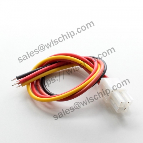 5557 Butt wiring 2 * 2 = 4Pin male terminal wire plug wire pitch 4.2MM electronic wire color cable