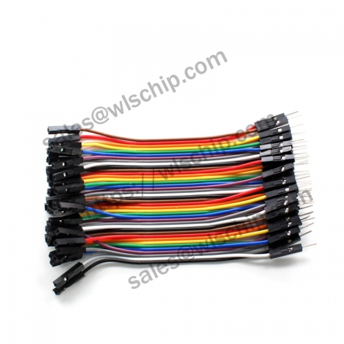 Dupont line length 10cm male to female connecting line color line