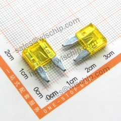 Fuse insert small 20A yellow car fuse