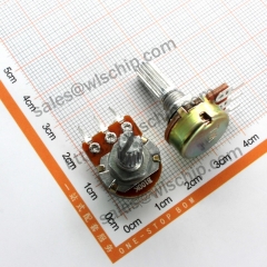 Single potentiometer WH148 B100K 3 feet shank length 20mm