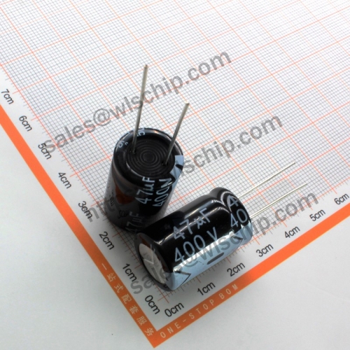 DIP In-line aluminum electrolytic capacitor 400V 47uF 16 * 25mm