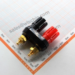 Siamese two-position power amplifier terminal block double plum head zinc alloy