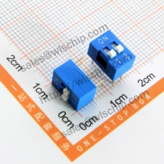 2Pin blue pitch 2.54mm address switch Toggle Switch