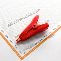 Test Clip SMD Test Clip All Copper Gold Plated All Copper Gold Plated Red