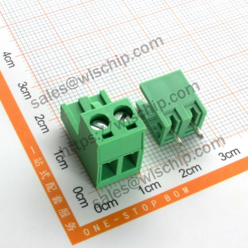 KF2EDGK terminal block plug-in connector pitch 5.08mm straight pin + socket 2Pin