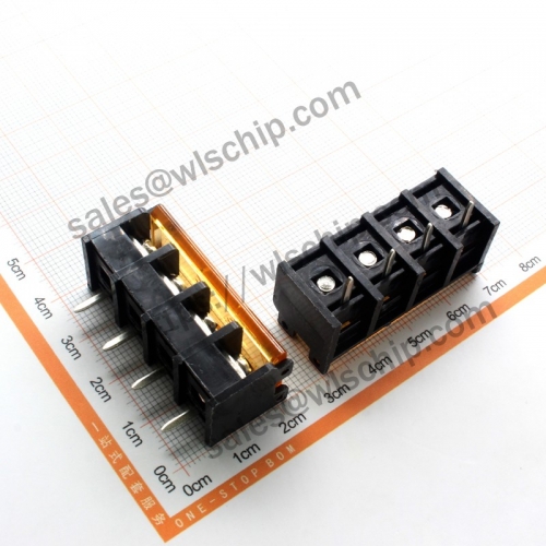 HB-9500 Terminal Block Fence Type Covered Pitch 9.5mm HB-4Pin