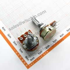 Single potentiometer WH148 B500K 3 feet shank length 20mm