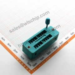 Integrated Circuit Locking Base IC Socket Microcontroller Test Base 18Pin