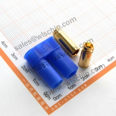 EC5 aircraft model plug 5mm banana plug high current 100A power battery pack gold-plated copper battery female