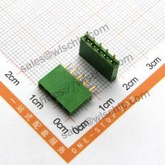 Single Row Female Pin Header Socket Female Pitch 2.54mm 1x5Pin Green