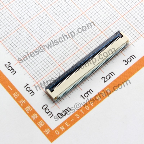 FFC/FPC flat cable socket 0.5mm connector 60Pin flip type bottom