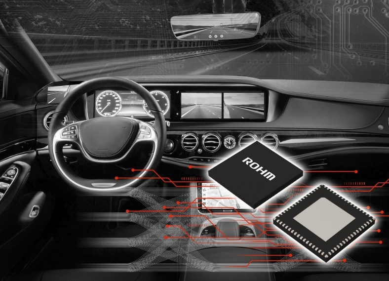 ROHM Develops "BU18xx82-M," a Serial/Deserializer for In-Vehicle Multiscreen Displays that Simplifies the Video Transmission Path