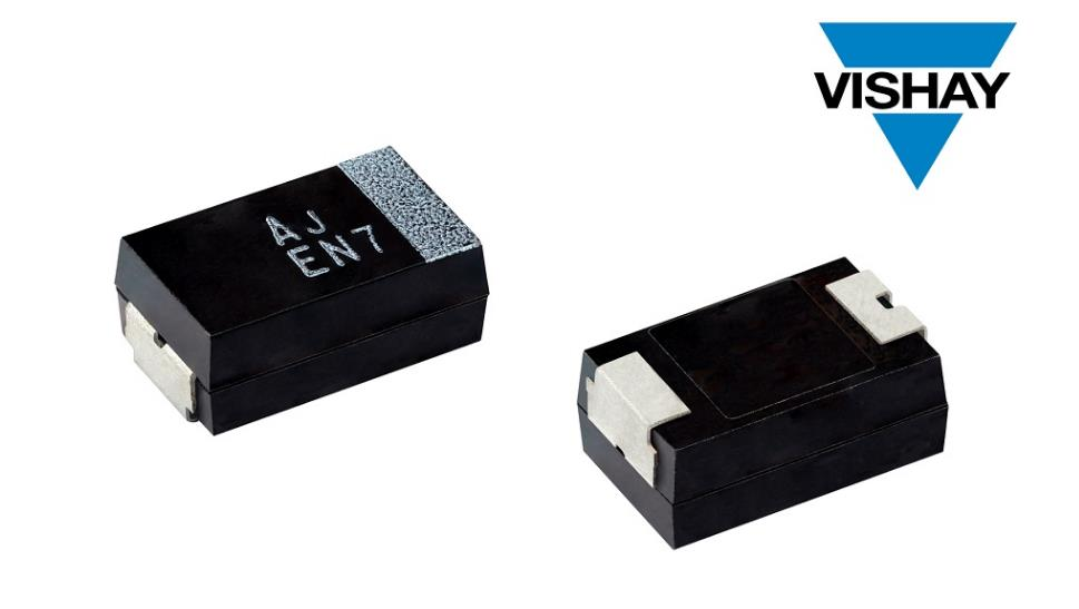 Vishay Introduces High Volume Efficiency Automotive-Grade vPolyTan Polymer Tantalum Chip Capacitors with Low ESR