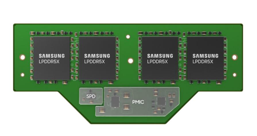 Samsung Launches LPCAMM Specification Memory Module: 60% Shrink in Area, 70% More Efficient