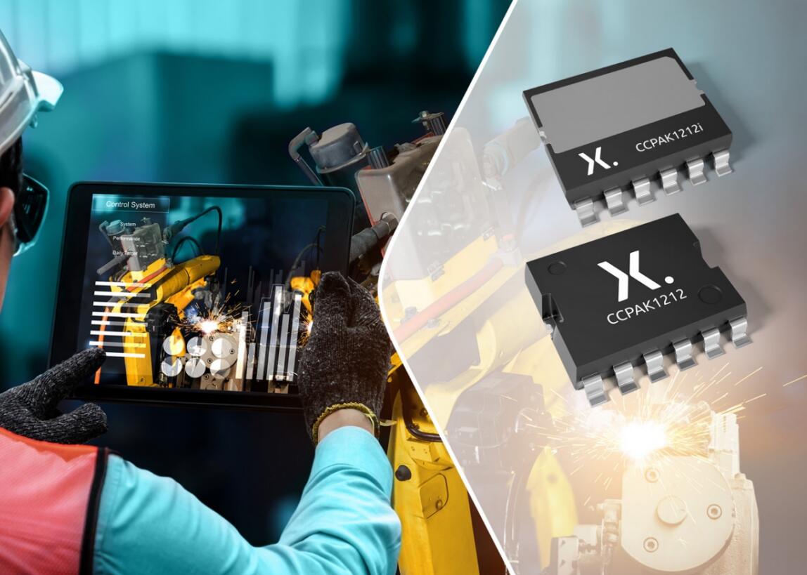 Nexperia Introduces GaN FETs in Compact SMD Package CCPAK for Industrial and Renewable Energy Applications