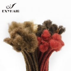 Afro Kinky Human Hair Crochet Dreadlock Extensions Color customization ( Free Shipping + Free Crochet hook)