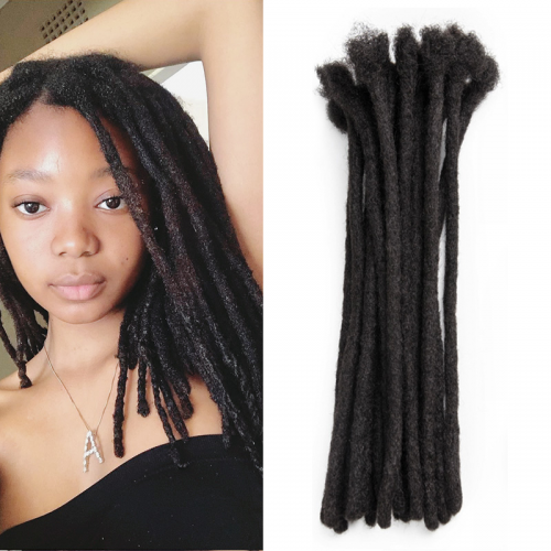 Hot Style High Quality Afro Kinky Human Hair Crochet Dreadlock Extensions