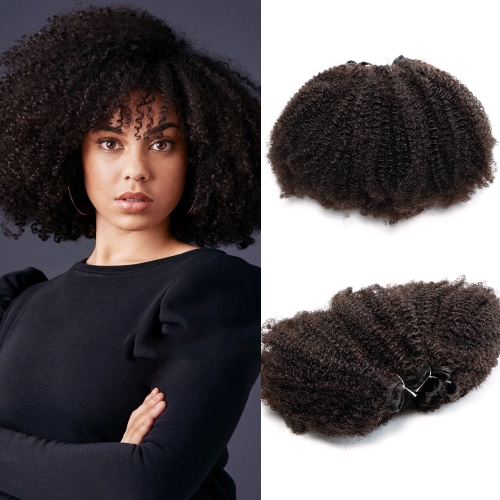 Best Selling Tight Afro Kinky Curly for Weaving in 100% Human Weave Hair 4B 4C Hair Extensions 120g Afro Kinkys Curly Hair Bundles