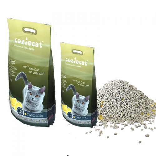 Cozie Cat Bentonite Cat Litter Add Silica Best Clean Kitty Sand Health