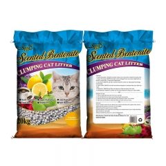 SINOFIZ 20KG PP Woven Bag Bentonite Cat Litter