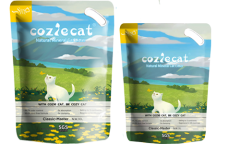 COZIE CAT 2 In 1 Formula Natural Bentonite Cat Litter