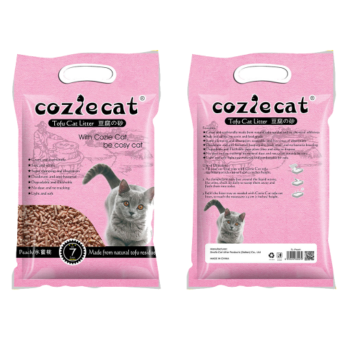 COZIE CAT-E 豆腐猫砂 蜜桃香味 可溶于水 2mm