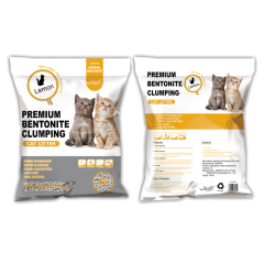 SINOFIZ-B Bentonite Cat Litter Lemon Ball Shape 1-3.5mm