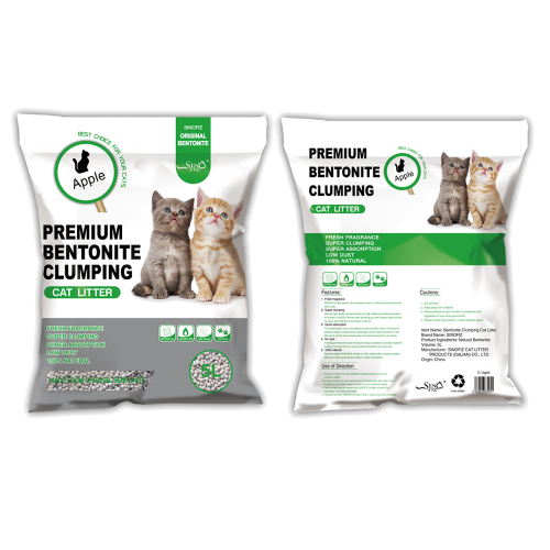 SINOFIZ-B Bentonite Cat Litter Apple Ball Shape 1-3.5mm