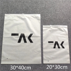 Biodegradable high quality plastic bags packaging, Custom fashion small plastic zipper bags with own logo