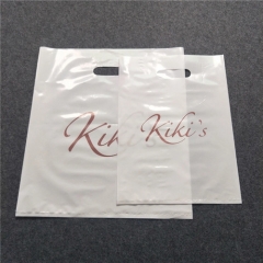 Customized PE Foldable Plastic Die Cut Promotional Bag, Reusable PP Plastic Shopping Bag