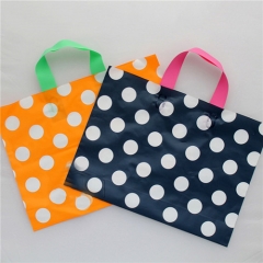 Plastic Biodegradable Gift Bags Large Merchandise Bags Retail Shopping Bags with Handles