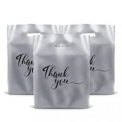 Custom Plastic Shopping Bags With Logo,Custom Size Plastic Die Cut Gift bag