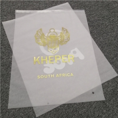 Custom Zip Lock Transparent T-shirt Plastic Bags for clothes