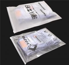 Manufactory Soft Plastic Frosted Swimsuit zipper Bag zipper packaging-bags