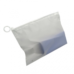 Guangzhou Lefeng Manufacturer Low Moq Custom Printed Color Logo Clothing Zip Lock Bag With Ring Pull