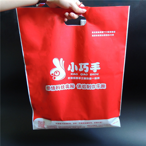 Guangzhou Manufactures custom design Eco friendly reusable handle bag plastic shopping bags for cloth packaging