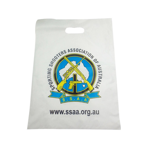 Die cut plastic hdpe custom boutique bags durable plastic bags