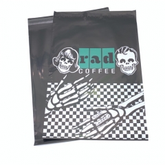 Department store retailer store custom brand printed white pe ldpe shopping plastic bag