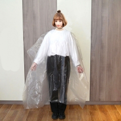 Factory Supply Salon Hairdressing Waterproof Barber White Cape Gown