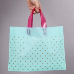 China Manufactured Custom Logo biodegradable Soft Loop tote Shopping Packing For Clothes