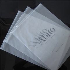 Custom Zipper Bag Biodegradable Plastic cpe Bags With Own Logo Printed Resealable zipper Bag