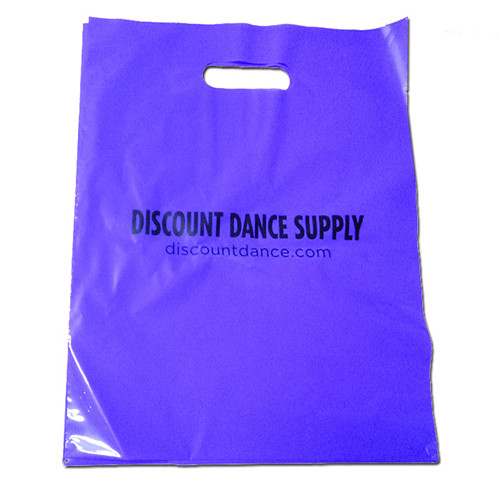 Die Cut Handle Polybag / Plastic Bag With Logo For Clothes