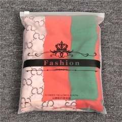 Wholesale Custom Printed Frosted zipper Bags Zip Lock Bags for Shoes Clothing Package