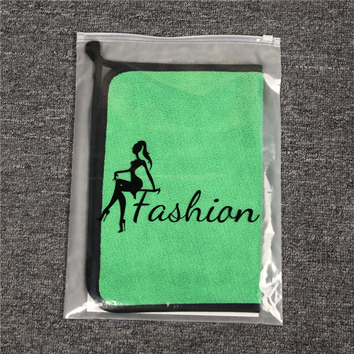 Clothes Packaging zipper Bags Swimwear CPE Eco Friendly Frosted Storage Bag Custom