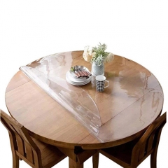 Lefeng Factory Wholesale Various Widely Used Rose Gold Plastic Round Table Covers Plastic Disposable Table Cloth