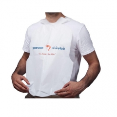 Wholesale Price One Time Use Lobster Printed Ldpe Bibs Aprons Disposable Printed Lobster Bib For Restaurant