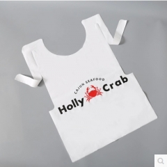 Lefeng Factory Good Quality Disposable Adult Bib Disposable Restaurant Bib With Printed Crab