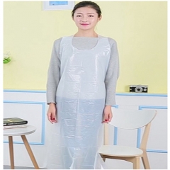 Guangzhou Lefeng Manufacturer Custom Wholesale Disposable PE Plastic Apron For Restaurant Home Cleaning